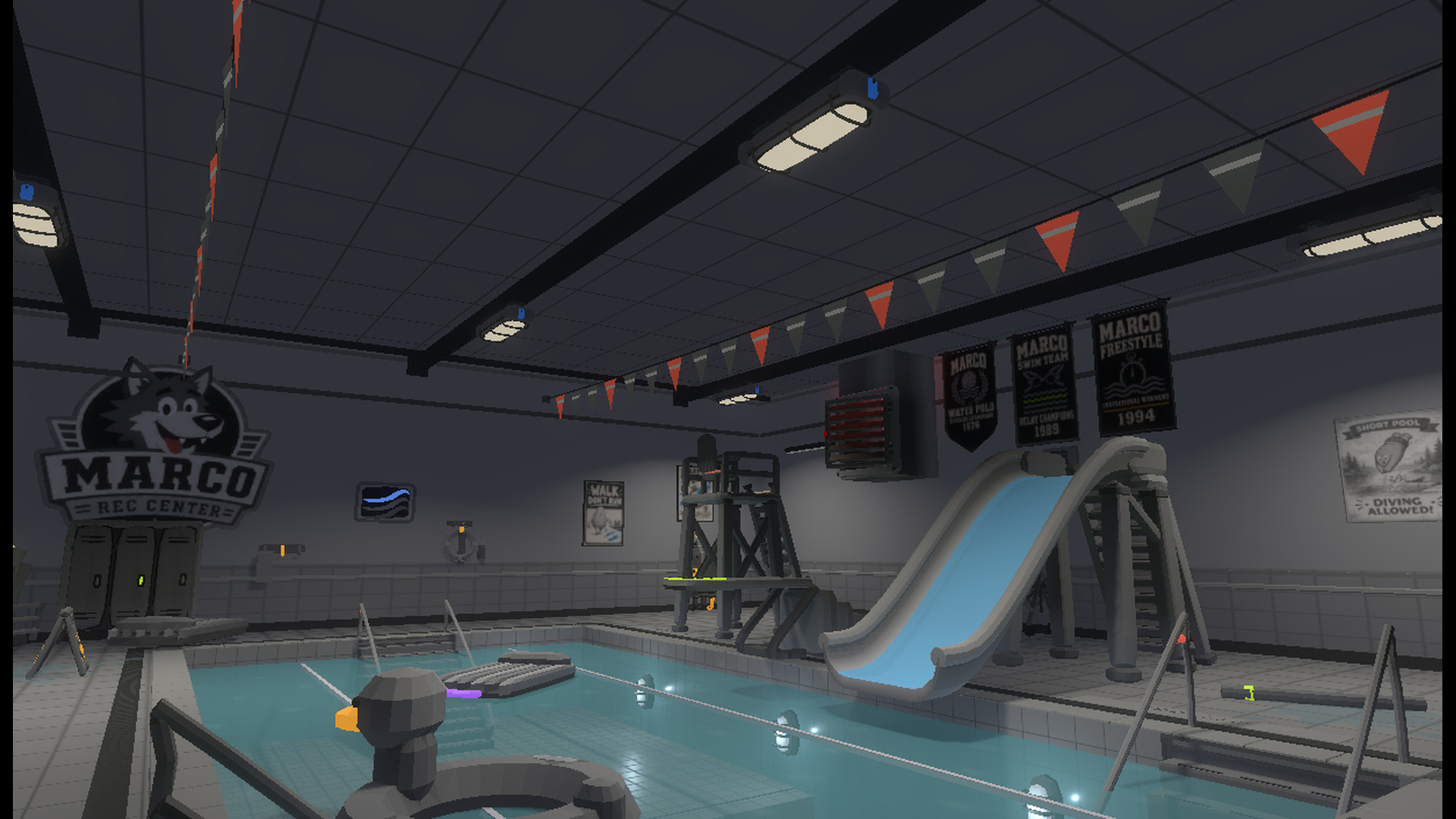 The rec centre pool in Marco