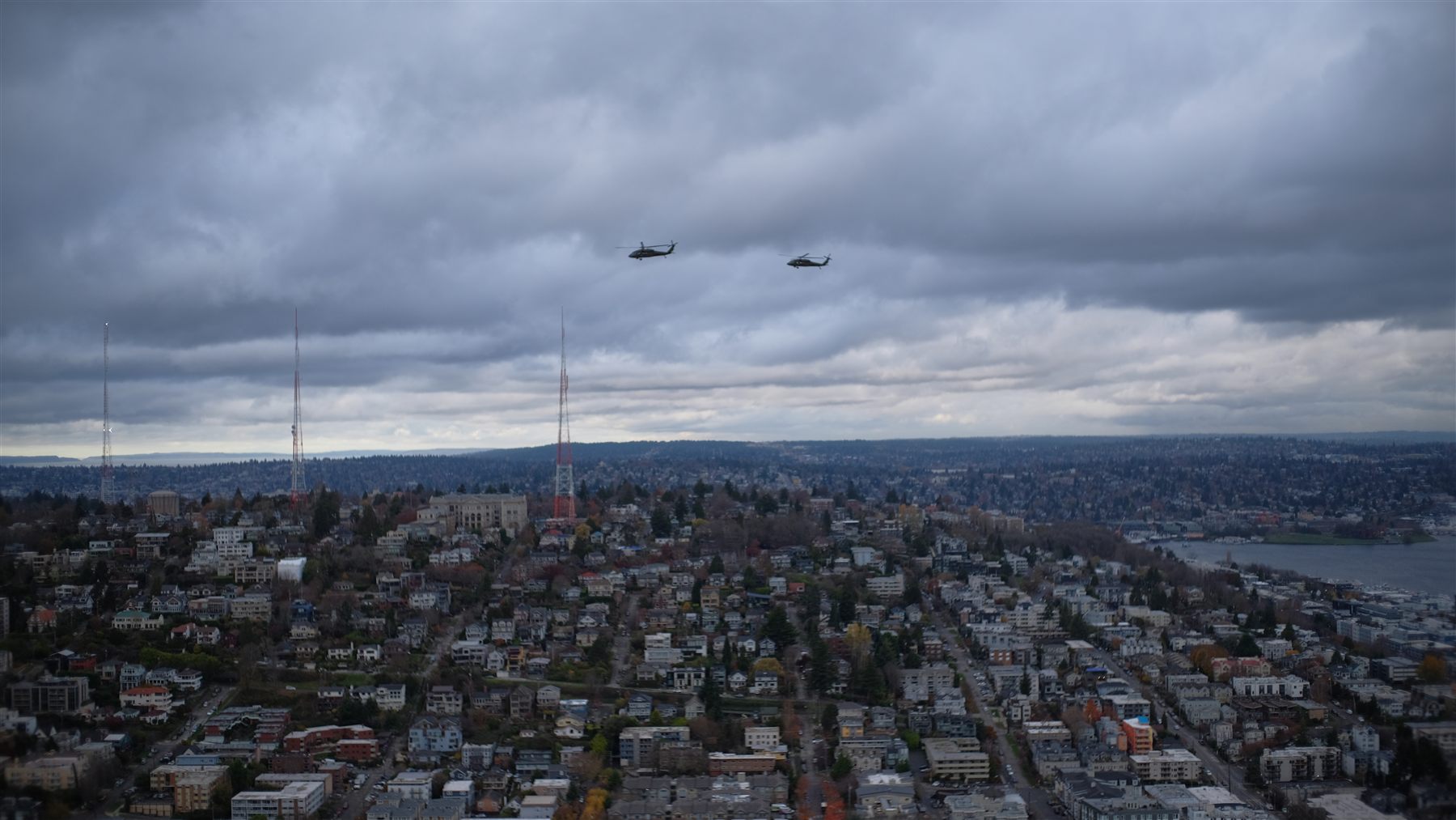 Seattle seen from above