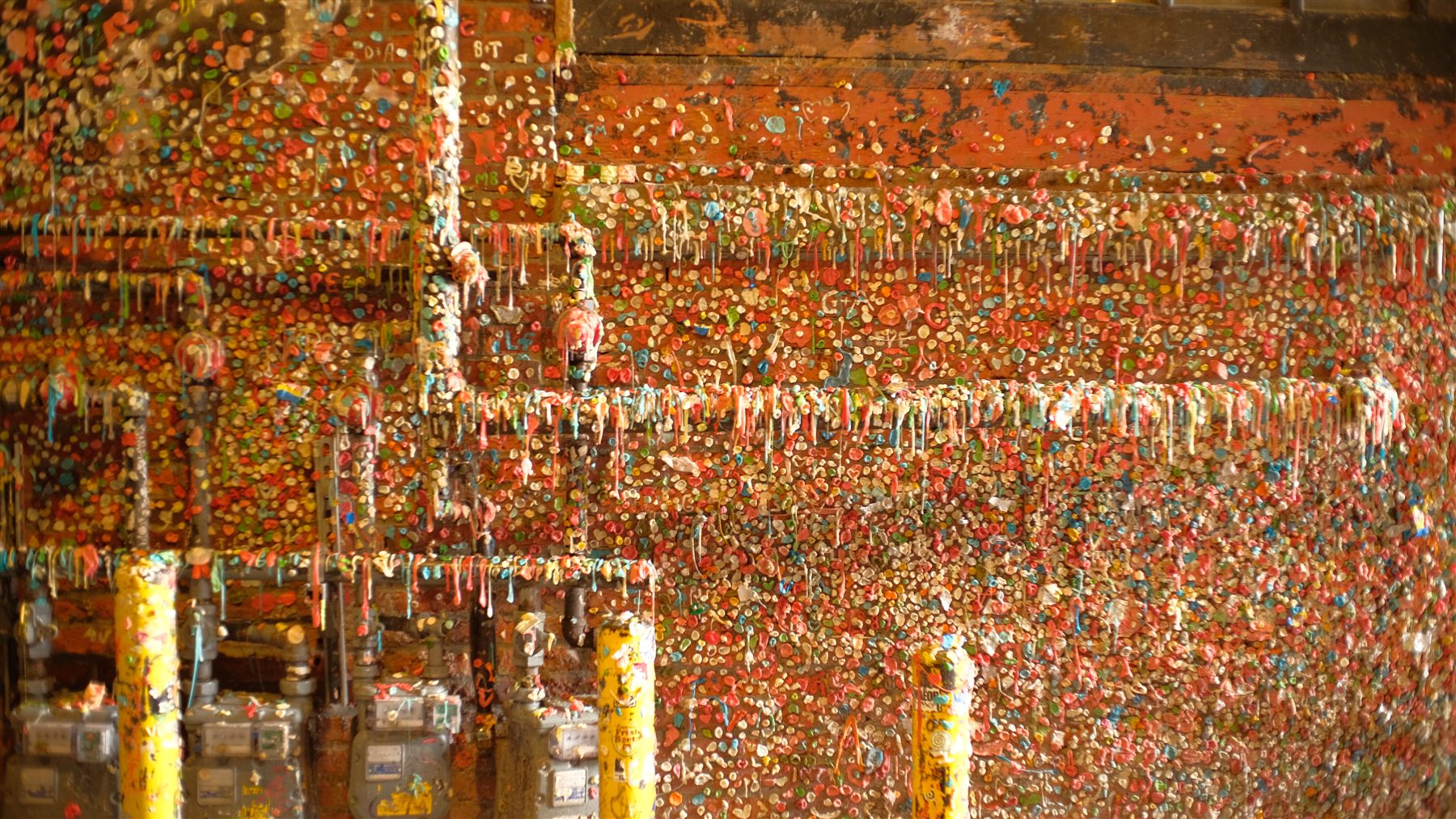 The Gum Wall in Seattle