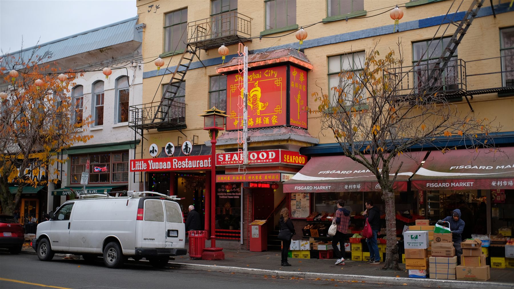 Chinatown storefronts in Vancouver